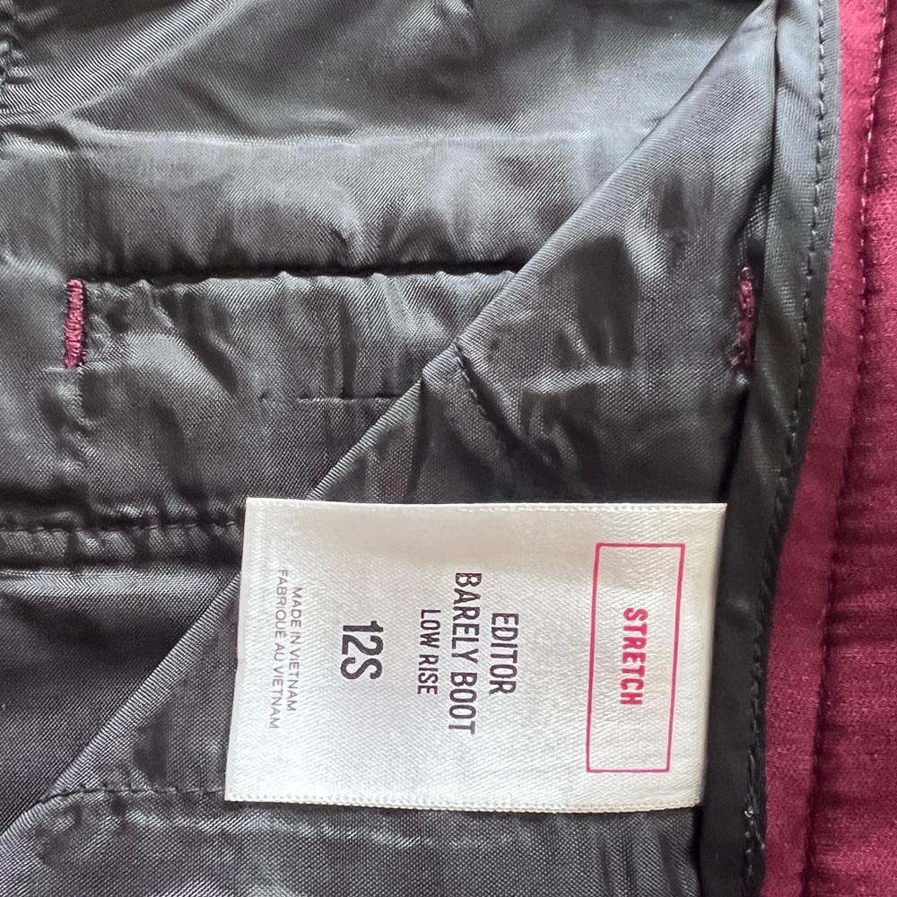 Express Low Rise Piped Barely Boot Editor Pant - image 3